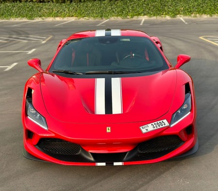 Rent Ferrari F8 Tributo 2021 in Dubai
