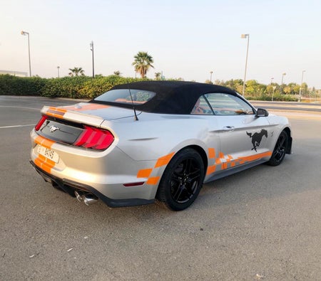 Ford Mustang EcoBoost Convertible V4 Price in Dubai - Muscle Hire Dubai - Ford Rentals