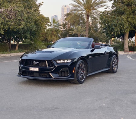 Ford Mustang Shelby GT Convertible V8 Price in Dubai - Muscle Hire Dubai - Ford Rentals
