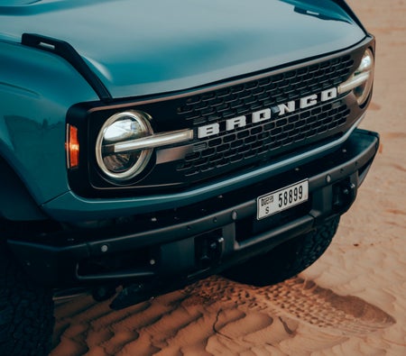 Miete Ford Bronco-Ödland 2022 in Dubai