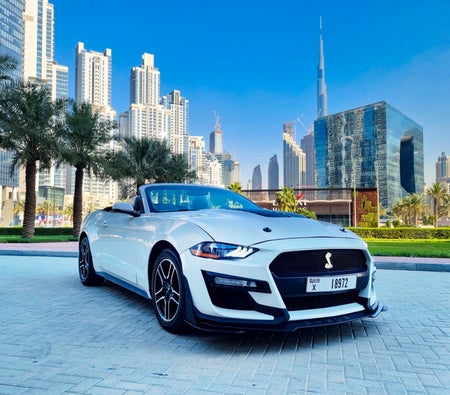 Rent Ford Mustang Shelby GT Kit Convertible V4 2020 in Dubai