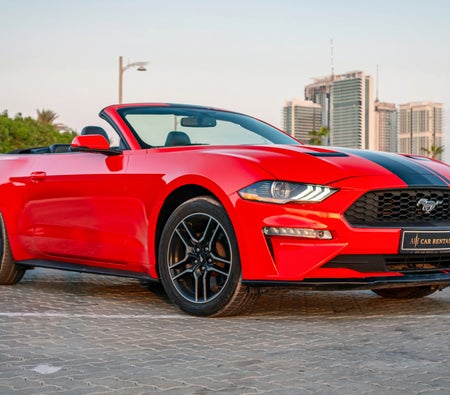 Rent Ford Mustang Convertible V6 EcoBoost Shelby Kit 2019 in Dubai