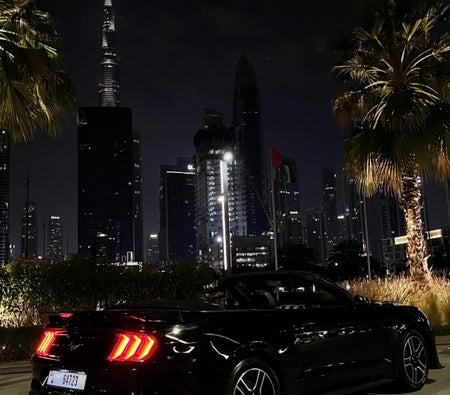 تأجير فورد موستنغ إيكو بوست المكشوفة V4 2019 في دبي