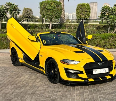 Rent Ford Mustang Convertible EcoBoost 2019 in Dubai