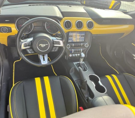Kira Ford Mustang EcoBoost Dönüştürülebilir V4 2019 içinde Dubai