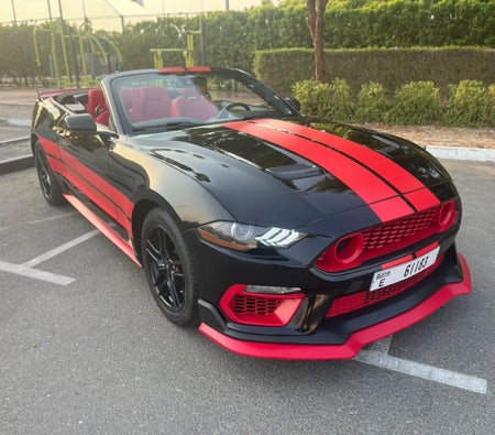 Rent Ford Mustang GT Convertible V4 2021 in Abu Dhabi
