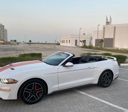 Rent Ford Mustang GT Convertible V4 2021 in Dubai