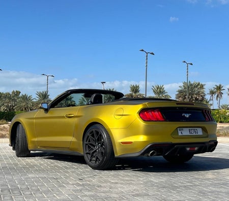 Rent Ford Mustang GT Convertible V4 2022 in Dubai