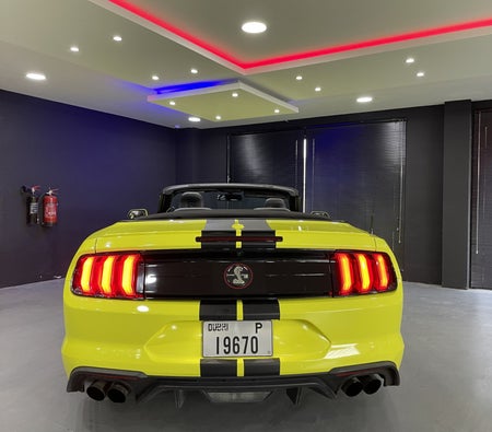Ford Mustang GT Convertible V8 Price in Dubai - Muscle Hire Dubai - Ford Rentals