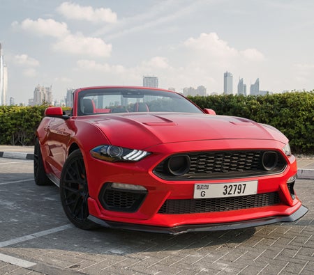 Rent Ford Mustang GT Kit Convertible V4 2022 in Dubai