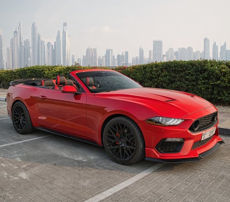 Rent Ford Mustang GT Kit Convertible V4 2022 in Dubai