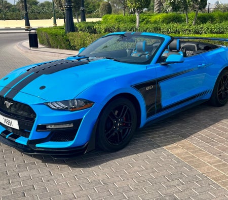 Rent Ford Mustang GT350 Kit Convertible V4 2021 in Dubai