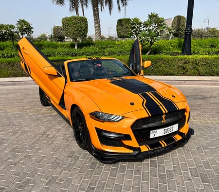 Rent Ford Mustang GT350 Kit Convertible V4 2021 in Abu Dhabi