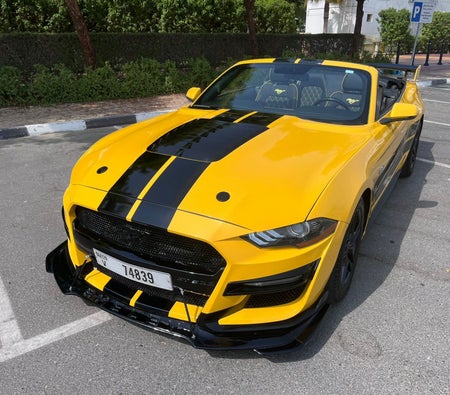 Rent Ford Mustang Shelby GT Convertible V4 2019 in Abu Dhabi