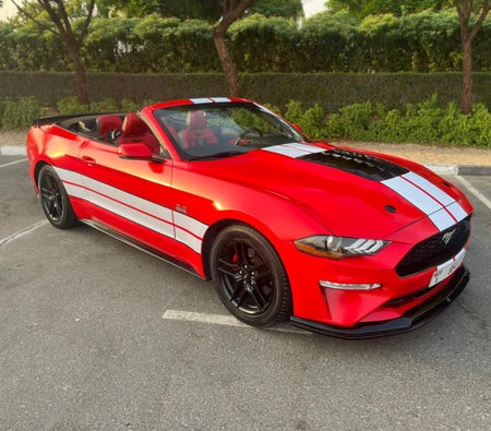 Rent Ford Mustang Shelby GT Convertible V4 2021 in Abu Dhabi