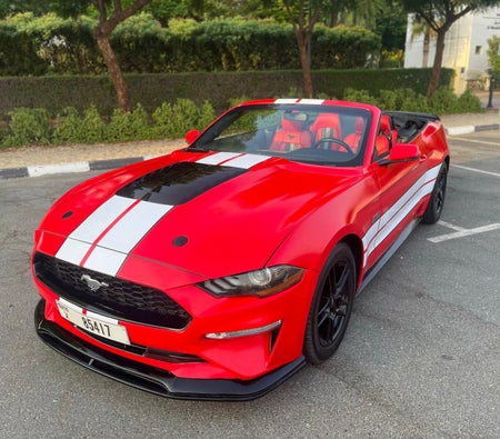 Rent Ford Mustang Shelby GT Convertible V4 2021 in Abu Dhabi