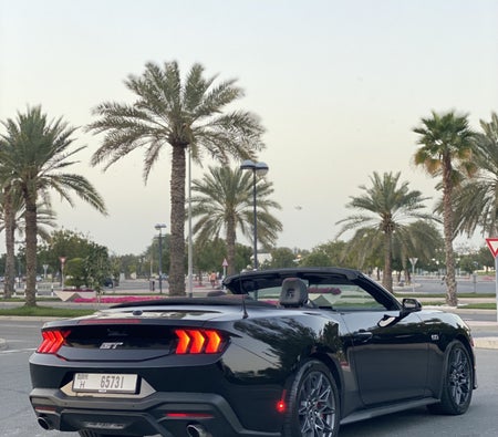 Ford Mustang Shelby GT Convertible V8 Price in Dubai - Muscle Hire Dubai - Ford Rentals
