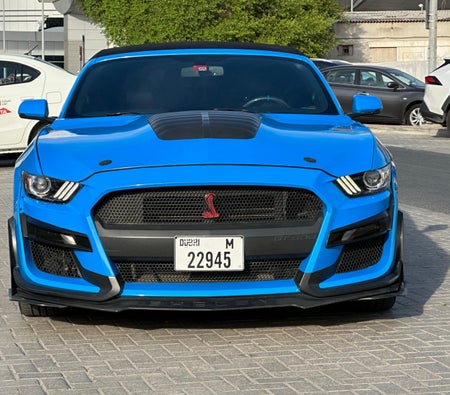 Rent Ford Mustang Shelby GT500 Kit Convertible V4 2018 in Dubai