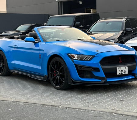 Rent Ford Mustang Shelby GT500 Kit Convertible V4 2018 in Dubai