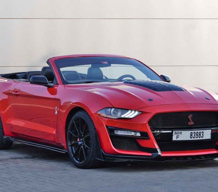 Miete Ford Mustang Shelby GT500 Kit Cabrio V8 2019 in Dubai