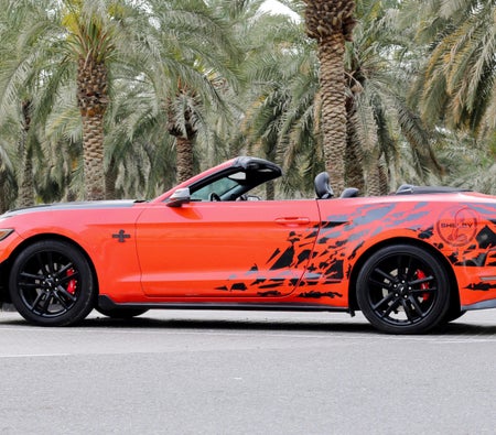 Rent Ford Mustang EcoBoost Convertible V4 2016 in Sharjah