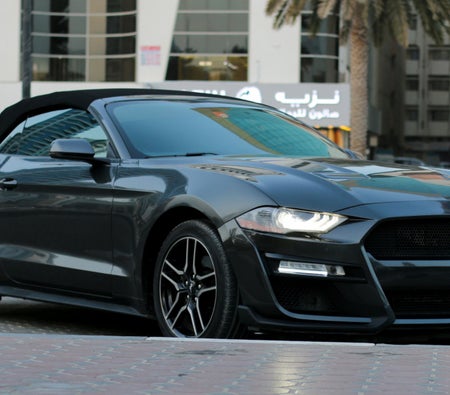 Rent Ford Mustang EcoBoost Convertible V4 2019 in Ajman