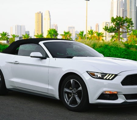 Rent Ford Mustang V6 Convertible 2018 in Muscat