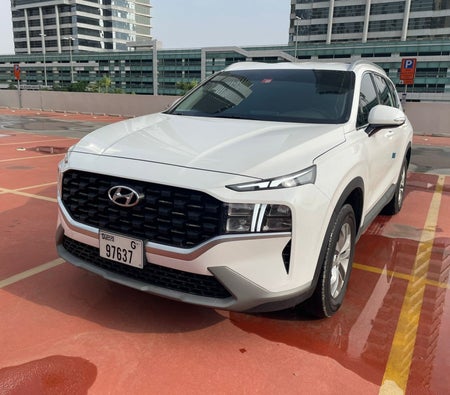 Rent Hyundaik Santa Fe 2022 in Abu Dhabi