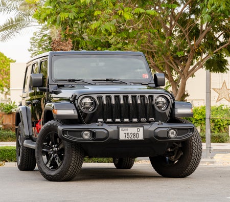 Rent Jeep Wrangler Unlimited Sahara Edition 2023 in Dubai