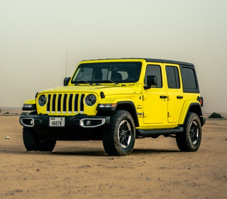 Miete Jeep Wrangler Unlimited Sahara Edition 2023 in Dubai