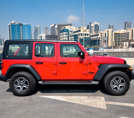 Rent Jeep Wrangler 2022 in Sharjah
