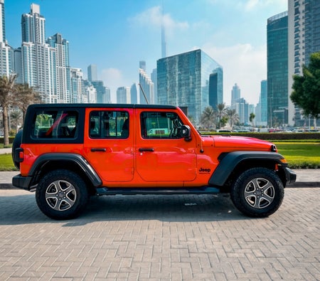 Rent Jeep Wrangler 2023 in Sharjah