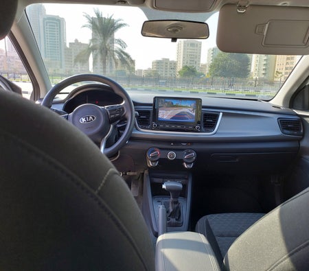 Rent Kia Rio Sedan 2021 in Sharjah