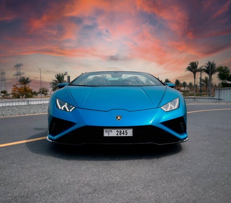 Location Lamborghini Huracan Evo Spyder 2023 dans Dubai