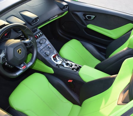Rent Lamborghini Huracan Spyder LP610 2017 in Abu Dhabi