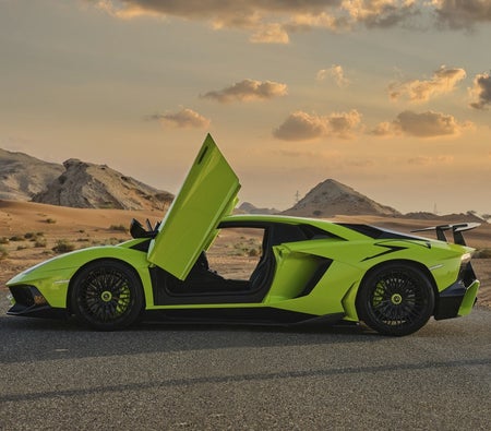 Rent Lamborghini Aventador Coupe LP700 2018 in Dubai