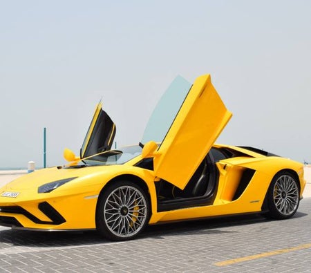 Rent Lamborghini Aventador S Coupe LP740 2017 in Abu Dhabi
