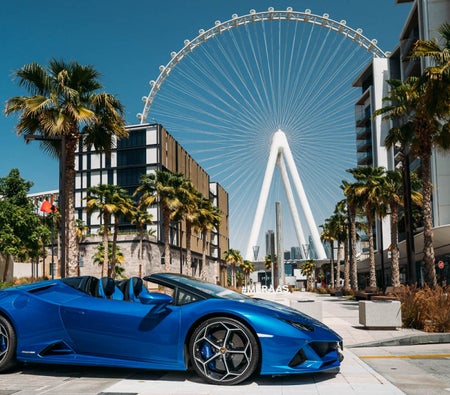Rent Lamborghini Evo Spyder 2020 in Dubai