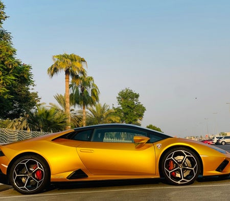 Rent Lamborghini Huracan Evo Coupe 2021 in Dubai