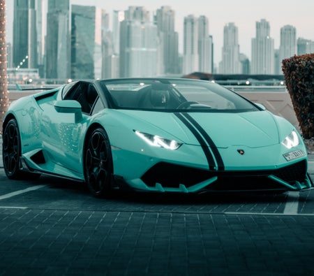 Аренда Lamborghini Уракан Спайдер 2018 в Дубай