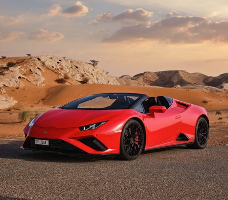 Kira Lamborghini Huracan Evo Spyder 2022 içinde Abu Dabi