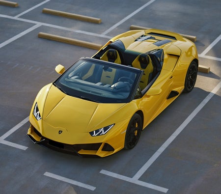 Rent Lamborghini Huracan Evo Spyder 2020 in Dubai