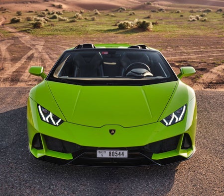 Alquilar Lamborghini Huracan Evo Spyder 2022 en Abu Dhabi