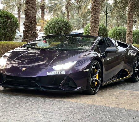 Rent Lamborghini Huracan Evo Spyder 2021 in Ras Al Khaimah
