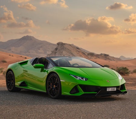 Affitto Lamborghini Huracán Evo Spyder 2022 in Abu Dhabi