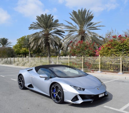 Rent Lamborghini Huracan Evo Spyder 2022 in Sharjah