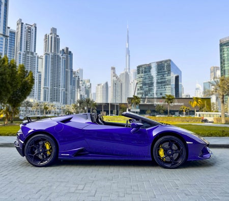 Rent Lamborghini Huracan Evo Spyder 2022 in Ras Al Khaimah