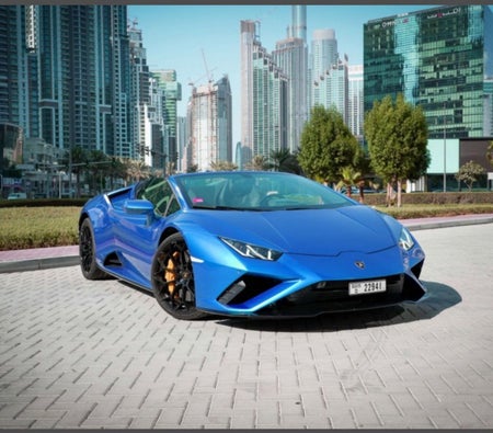 Location Lamborghini Huracan Evo Spyder 2022 dans Dubai