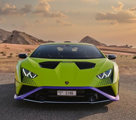 Rent Lamborghini Huracan STO 2022 in Abu Dhabi