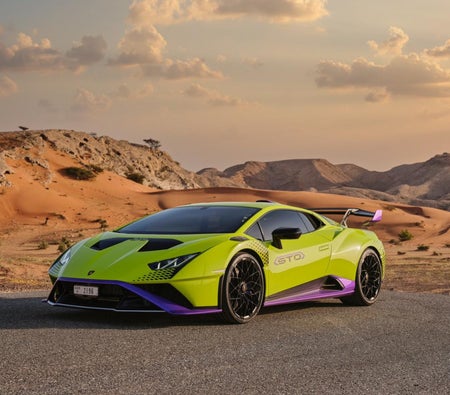 Miete Lamborghini Huracan STO 2022 in Abu Dhabi